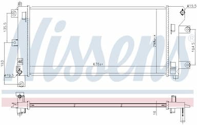 Radiators, Motora dzesēšanas sistēma NISSENS 68773 6