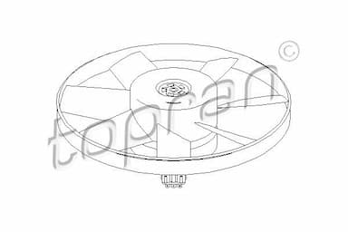 Ventilators, Motora dzesēšanas sistēma TOPRAN 107 716 1