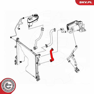 Radiatora cauruļvads ESEN SKV 43SKV623 4