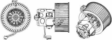 Salona ventilators MAHLE AB 151 000P 2