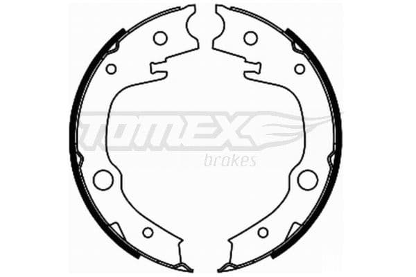 Bremžu loku komplekts TOMEX Brakes TX 21-86 1