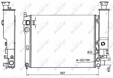 Radiators, Motora dzesēšanas sistēma NRF 58776 5