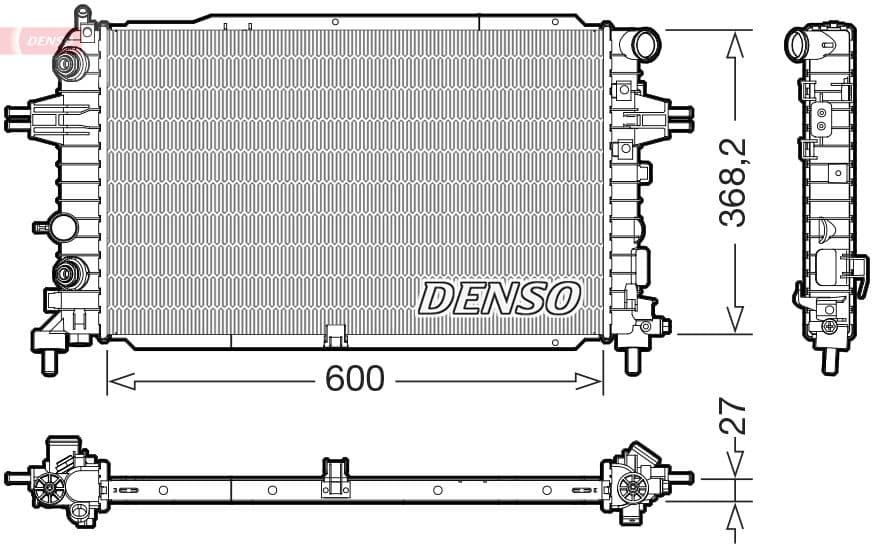 Radiators, Motora dzesēšanas sistēma DENSO DRM20129 1