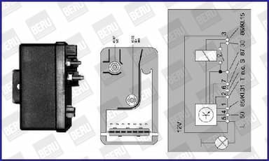 Relejs, Palaišanas iekārta BorgWarner (BERU) GR054 4