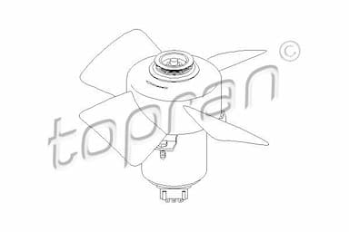 Ventilators, Motora dzesēšanas sistēma TOPRAN 107 708 1