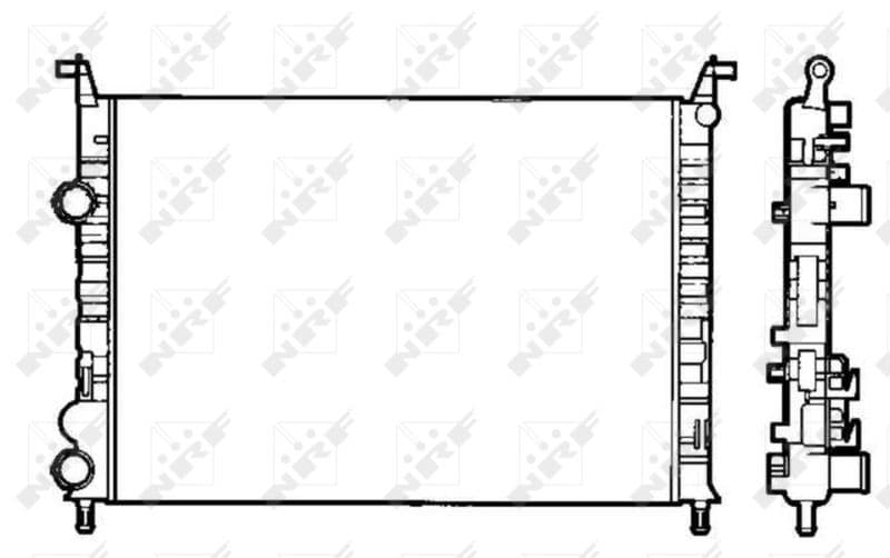 Radiators, Motora dzesēšanas sistēma NRF 58195 1