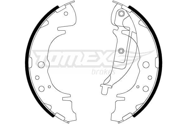 Bremžu loku komplekts TOMEX Brakes TX 22-06 1