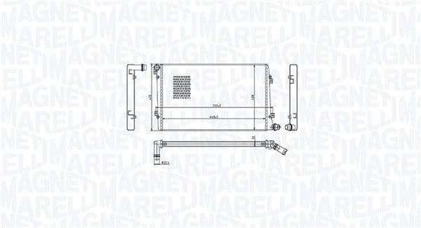 Radiators, Motora dzesēšanas sistēma MAGNETI MARELLI 350213218100 1