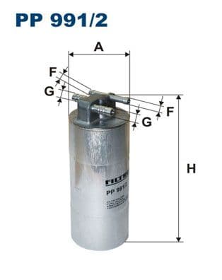 Degvielas filtrs FILTRON PP 991/2 1