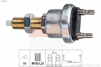 Bremžu signāla slēdzis EPS 1.810.006 1