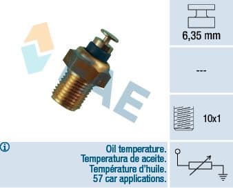 Devējs, Eļļas temperatūra FAE 32200 1