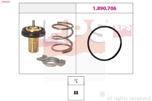 Termostats, Dzesēšanas šķidrums EPS 1.880.822 1