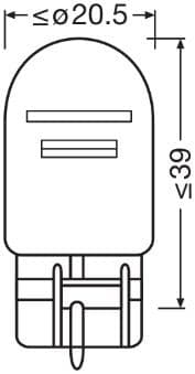 Kvēlspuldze ams-OSRAM 7515-2BL 3