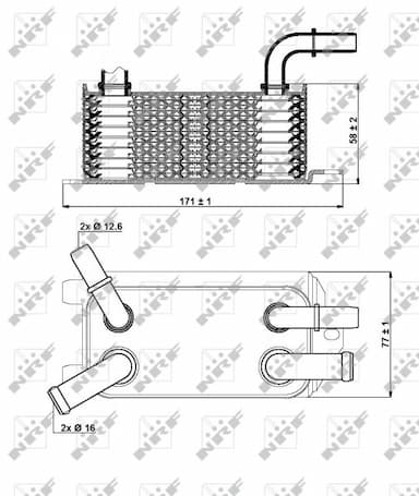 Eļļas radiators, Automātiskā pārnesumkārba NRF 31293 5