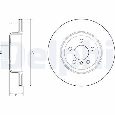 Bremžu diski DELPHI BG4752C 1