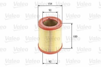 Gaisa filtrs VALEO 585604 1