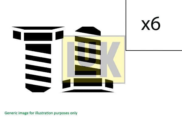 Skrūvju komplekts, Spararats Schaeffler LuK 411 0243 10 1