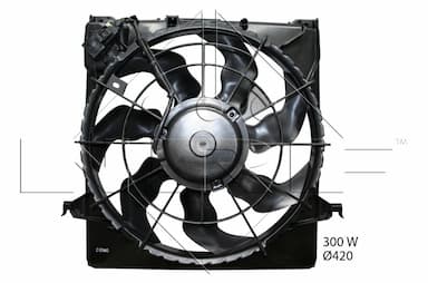 Ventilators, Motora dzesēšanas sistēma NRF 47730 1