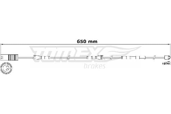 Indikators, Bremžu uzliku nodilums TOMEX Brakes TX 31-15 1