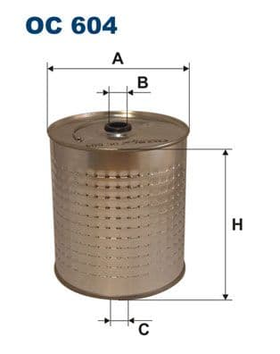 Eļļas filtrs FILTRON OC 604 1