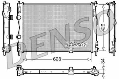 Radiators, Motora dzesēšanas sistēma DENSO DRM46017 1