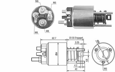 Ievilcējrelejs, Starteris MAGNETI MARELLI 940113050423 1