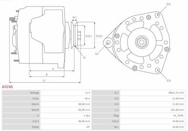 Ģenerators AS-PL A0246 6