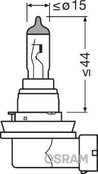 Kvēlspuldze ams-OSRAM 64219L+ 3