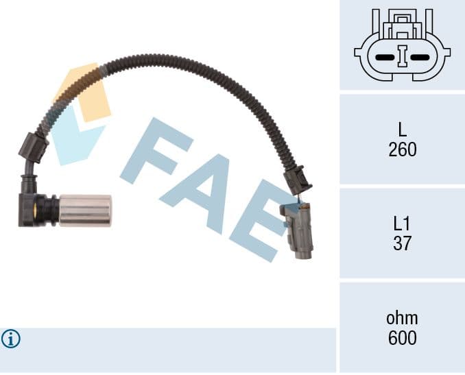 Rotācijas frekvences devējs, Automātiskā pārnesumkārba FAE 79086 1