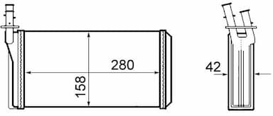 Siltummainis, Salona apsilde MAHLE AH 63 000S 1