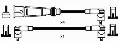 Augstsprieguma vadu komplekts NGK 7313 2