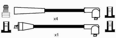 Augstsprieguma vadu komplekts NGK 5408 2