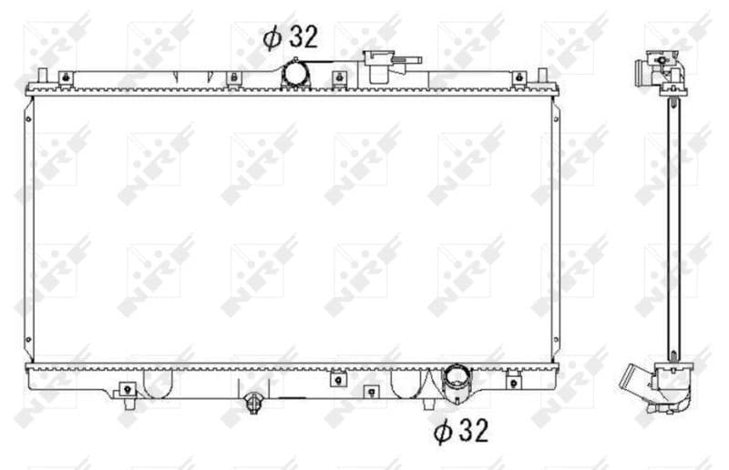 Radiators, Motora dzesēšanas sistēma NRF 526717 1