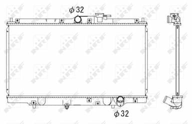 Radiators, Motora dzesēšanas sistēma NRF 526717 1