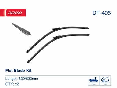 Stikla tīrītāja slotiņa DENSO DF-405 1