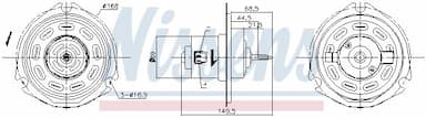 Salona ventilators NISSENS 87058 5