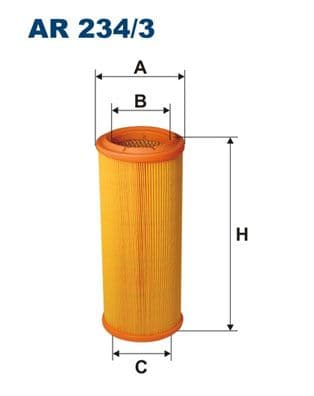 Gaisa filtrs FILTRON AR 234/3 1