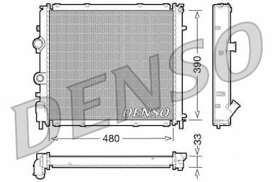 Radiators, Motora dzesēšanas sistēma DENSO DRM23011 1