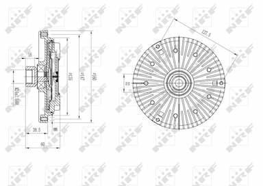 Sajūgs, Radiatora ventilators NRF 49640 5