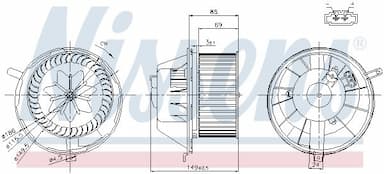 Salona ventilators NISSENS 87034 6