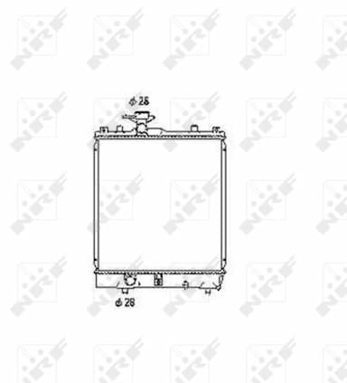 Radiators, Motora dzesēšanas sistēma NRF 53456 1