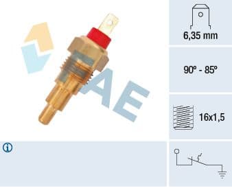 Termoslēdzis, Radiatora ventilators FAE 37620 1