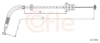 Akseleratora trose COFLE 92.12.7302 1