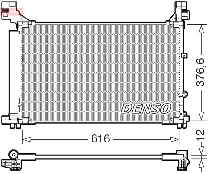 Kondensators, Gaisa kond. sistēma DENSO DCN50133 1