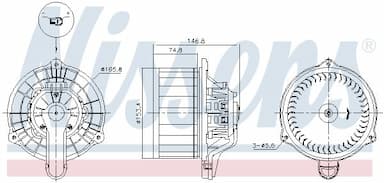 Salona ventilators NISSENS 87564 6