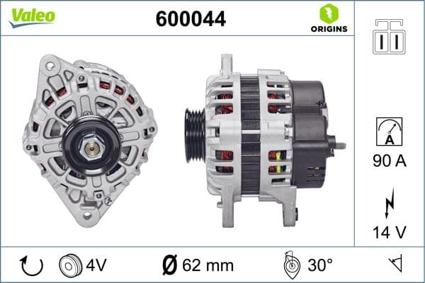 Ģenerators VALEO 600044 1