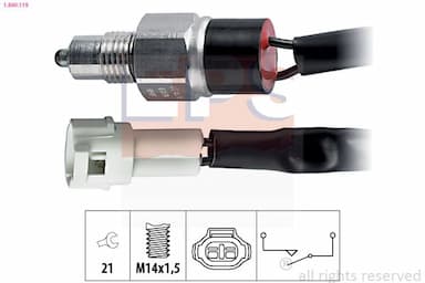 Slēdzis, Atpakaļgaitas signāla lukturis EPS 1.860.119 1