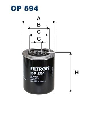 Eļļas filtrs FILTRON OP 594 1