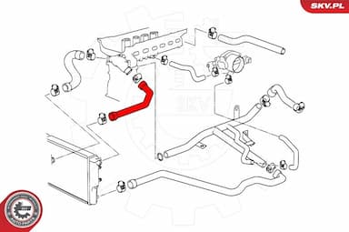 Radiatora cauruļvads ESEN SKV 24SKV240 4