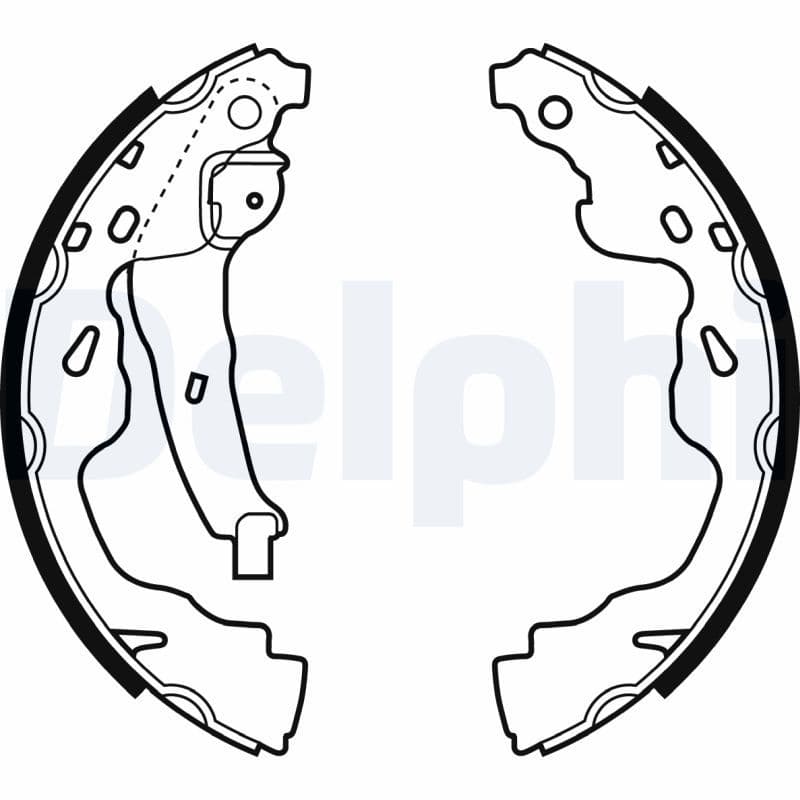 Bremžu loku komplekts DELPHI LS1961 1
